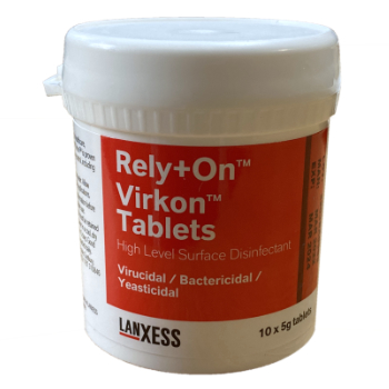Rely+On Virkon High Level Disinfectant Tablets - 10 x 5g
